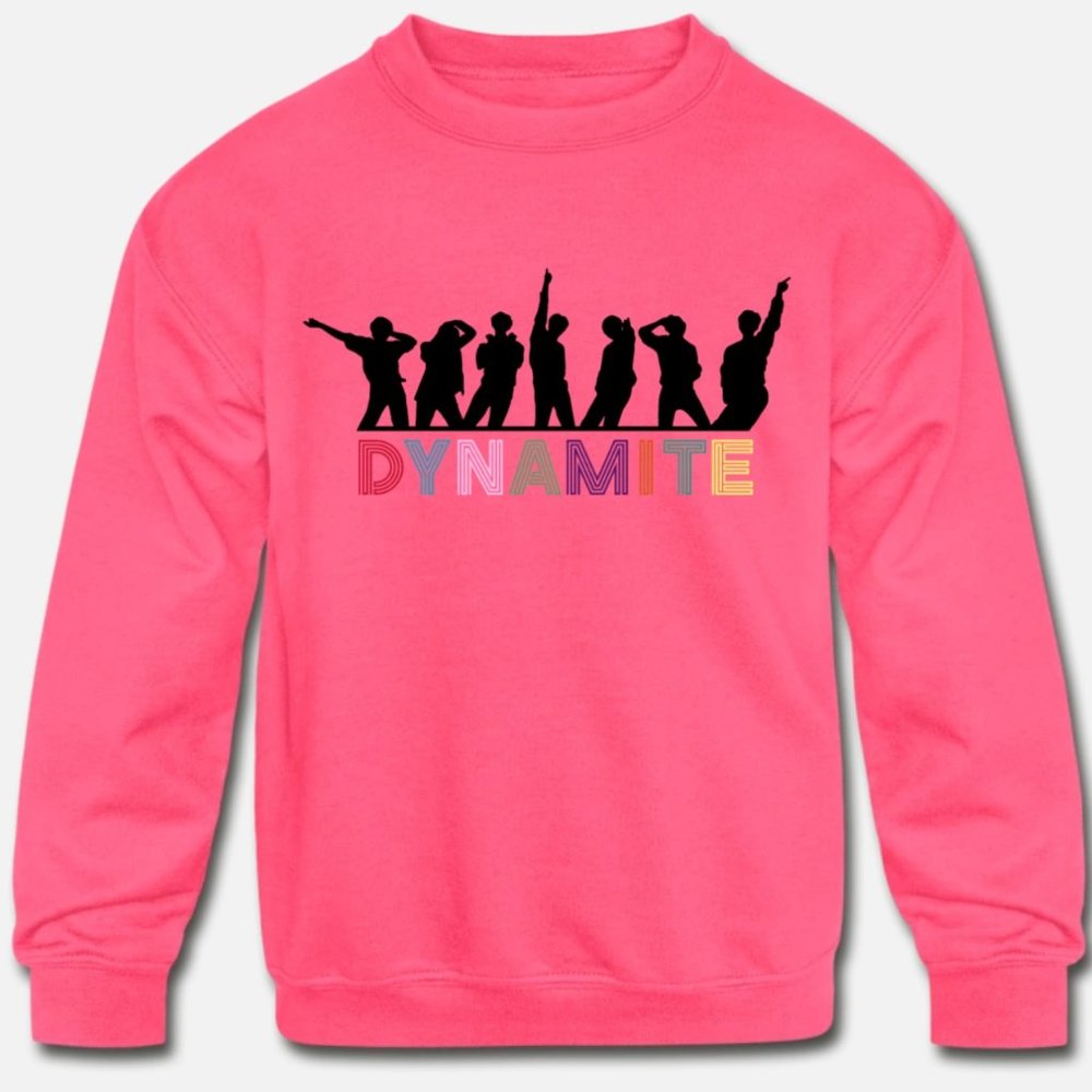 BTS Dynamite Youth Sweatshirt, BTS Kids Shirt